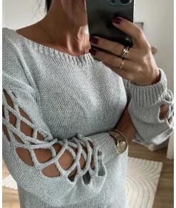 Pulls / Gilets>La boutique de Lilie PULL BENJAMIN II Argente