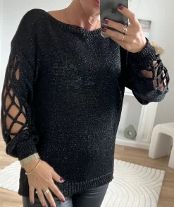 Pulls / Gilets>La boutique de Lilie PULL BENJAMIN II Noir