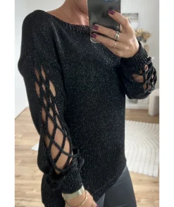 Pulls / Gilets>La boutique de Lilie PULL BENJAMIN II Noir