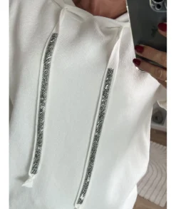 Pulls / Gilets>La boutique de Lilie PULL BERNADETTE Blanc