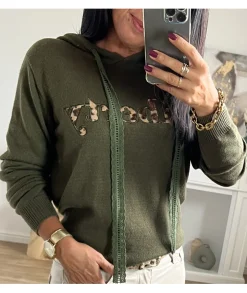 Pulls / Gilets>La boutique de Lilie PULL BERNARD Kaki