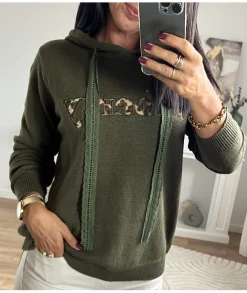 Pulls / Gilets>La boutique de Lilie PULL BERNARD Kaki