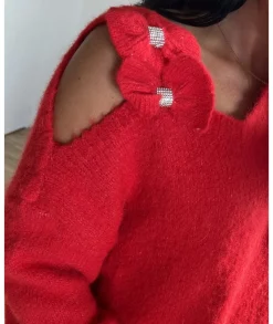 Pulls / Gilets>La boutique de Lilie PULL BERNY Rouge
