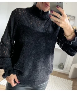 Pulls / Gilets>La boutique de Lilie PULL BILIVINA Noir