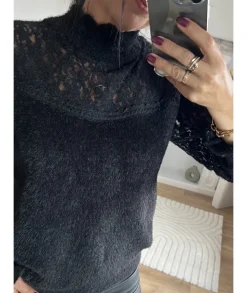 Pulls / Gilets>La boutique de Lilie PULL BILIVINA Noir