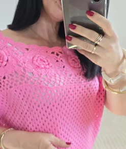 Pulls / Gilets>La boutique de Lilie PULL CLAIRE Rose
