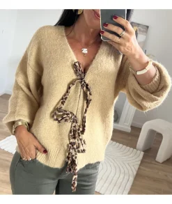 Pulls / Gilets>La boutique de Lilie PULL CLARISSE Camel