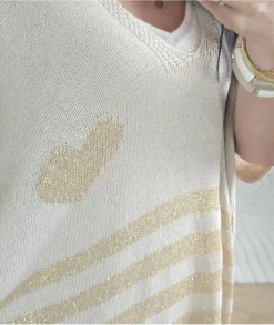 Pulls / Gilets>La boutique de Lilie PULL CLAUDINE Taupe