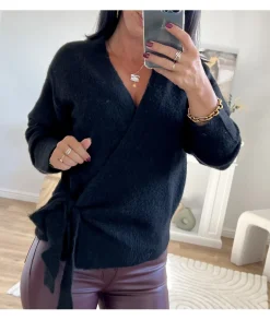 Pulls / Gilets>La boutique de Lilie PULL CLEMENCE Noir