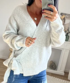 Pulls / Gilets>La boutique de Lilie PULL CLEMENCE Gris
