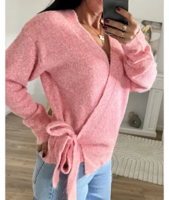 Pulls / Gilets>La boutique de Lilie PULL CLEMENCE II Rose