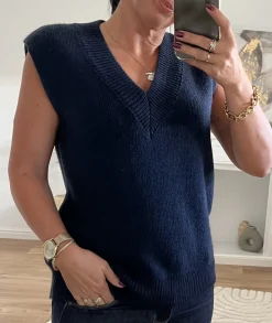 Pulls / Gilets>La boutique de Lilie PULL ELISABETH Marine