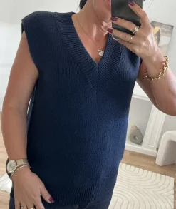 Pulls / Gilets>La boutique de Lilie PULL ELISABETH Marine