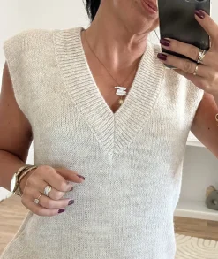 Pulls / Gilets>La boutique de Lilie PULL ELISABETH Beige