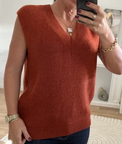 Pulls / Gilets>La boutique de Lilie PULL ELISABETH Rouille