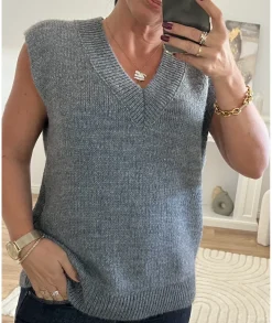 Pulls / Gilets>La boutique de Lilie PULL ELISABETH Gris