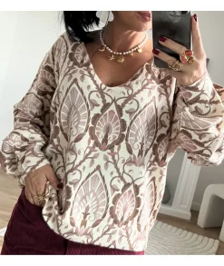 Pulls / Gilets>La boutique de Lilie PULL EZIA Marron