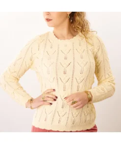 Pulls / Gilets>La boutique de Lilie PULL FANNY Jaune