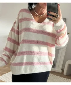 Pulls / Gilets>La boutique de Lilie PULL FLAVIEN Rose