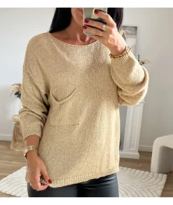Pulls / Gilets>La boutique de Lilie PULL FLORE Dore