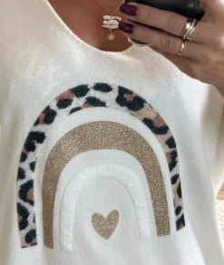 Pulls / Gilets>La boutique de Lilie PULL GLORIA Blanc