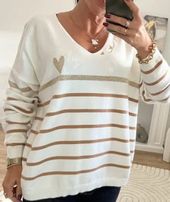 Pulls / Gilets>La boutique de Lilie PULL JEANNE Camel