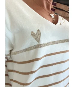 Pulls / Gilets>La boutique de Lilie PULL JEANNE Camel