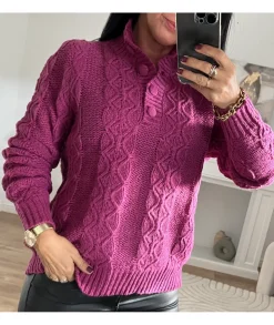 Pulls / Gilets>La boutique de Lilie PULL JOSY Violet