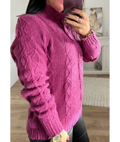 Pulls / Gilets>La boutique de Lilie PULL JOSY Violet