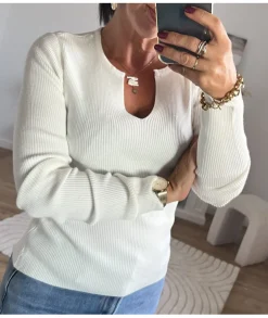 Pulls / Gilets>La boutique de Lilie PULL JUSTINE Blanc