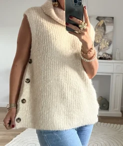 Pulls / Gilets>La boutique de Lilie PULL MARIE Beige
