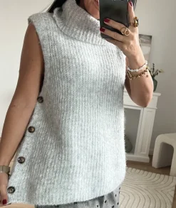 Pulls / Gilets>La boutique de Lilie PULL MARIE II Gris