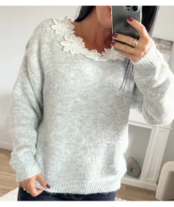 Pulls / Gilets>La boutique de Lilie PULL MATHIEU Gris