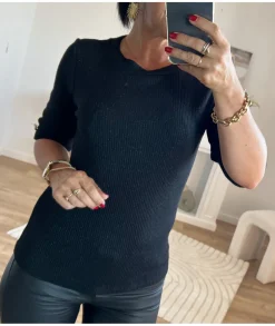 Pulls / Gilets>La boutique de Lilie PULL MATTIA Noir