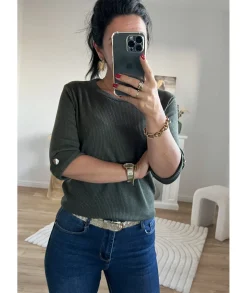 Pulls / Gilets>La boutique de Lilie PULL MATTIA Kaki