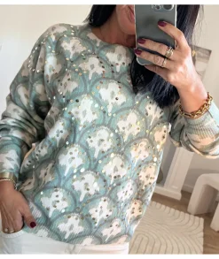Pulls / Gilets>La boutique de Lilie PULL MEDDY Vert