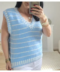 Pulls / Gilets>La boutique de Lilie PULL MELODIE Bleu