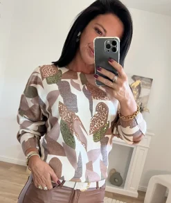 Pulls / Gilets>La boutique de Lilie PULL NATHAN Marron