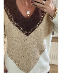 Pulls / Gilets>La boutique de Lilie PULL NISMA II Beige