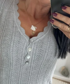 Pulls / Gilets>La boutique de Lilie PULL NORA Gris