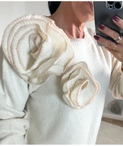 Pulls / Gilets>La boutique de Lilie PULL PERRINE Beige