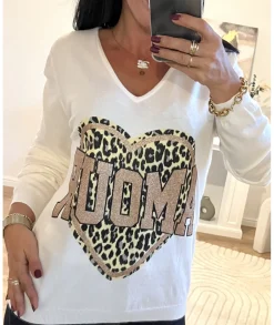 Pulls / Gilets>La boutique de Lilie PULL PHILLIPINE Blanc