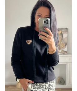 Pulls / Gilets>La boutique de Lilie PULL QUENTIN Noir