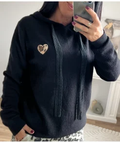 Pulls / Gilets>La boutique de Lilie PULL QUENTIN Noir