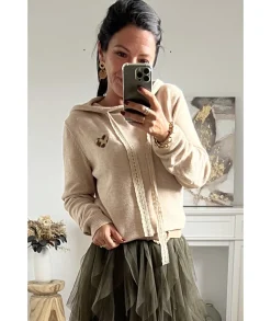 Pulls / Gilets>La boutique de Lilie PULL QUENTIN Beige