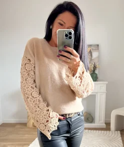 Pulls / Gilets>La boutique de Lilie PULL REMY Taupe
