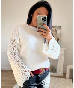 Pulls / Gilets>La boutique de Lilie PULL REMY Blanc