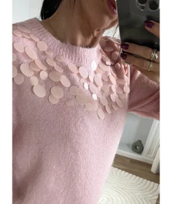 Pulls / Gilets>La boutique de Lilie PULL ROSALIE Rose