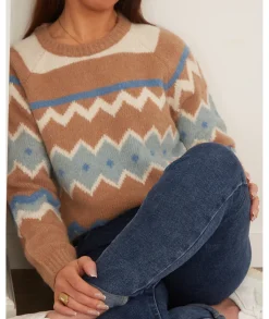 Pulls / Gilets>La boutique de Lilie PULL SOPHIA Camel