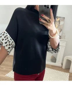 Pulls / Gilets>La boutique de Lilie PULL SOURAYA Noir